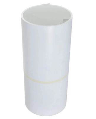 Белое/белое покрытие алюминиевой катушки 24 x 50 дюймов x 100 футов, используемой для установки кровельных и боковых покрытий