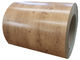Сплав 3003 H24 Деревянный дизайн покрытия алюминиевой катушки 24Ga X 48Inch предварительно окрашенный алюминиевый лист для фасадов зданий