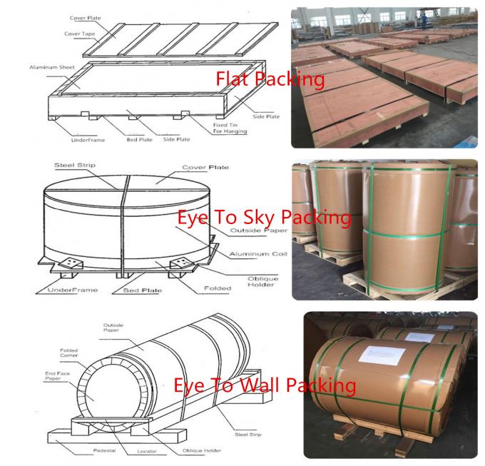 Wooden Pattern Designed PPAL Color Coated Aluminum Coil Pre-Painted Aluminium For Roofing And Wall 5