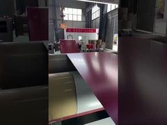 Алюминиевые катушки, заранее окрашенные в красный цвет