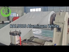 Белопокрытая алюминиевая катушка RAL9010