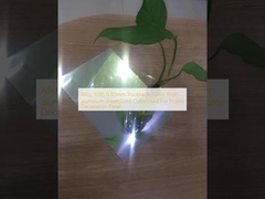 Сплав 1085 толщиной 0,60 мм, алюминиевый лист с зеркальной полировкой, золотистый цвет, используется для панелей домашнего декора