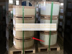 Сплав 3105 0,30*185 мм Противоподраскательная PE краска Предварительно окрашенная алюминиевая полоса для изготовления занавесок для дверных жалюзи