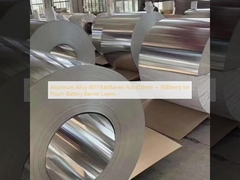 Алюминиевый сплав 8011 BattBarrier Foil (0,8 мм × 1600 мм) для слоев барьера для пакетной батареи
