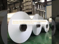 Алюминиевый сплав 8011 EcoTray Фольга (0,05 мм/1300 мм) для перерабатываемых лотков для быстрой заморозки пищевых продуктов
