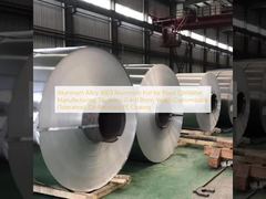 Алюминиевый сплав 3003. Алюминиевая фольга для производства пищевых контейнеров, толщина 0,4–0,8 мм, настраиваемая ширина (допуск), маслостойкое полиэтиленовое покрытие.