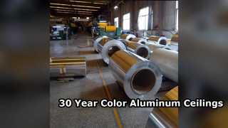 Прочный алюминиевый потолок покрывает цвет 30 лет