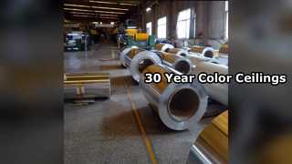 30-летние цветные алюминиевые потолочные панели