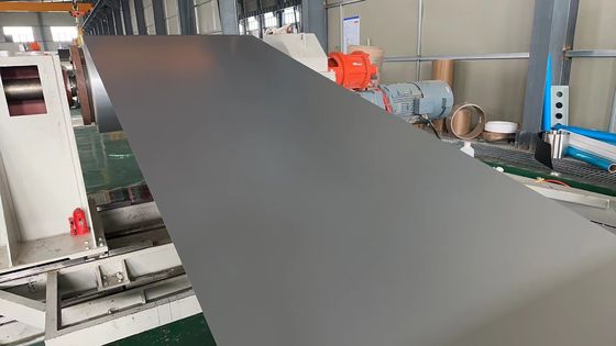 Сплав 3105 Ral 7047 ПВДФ покрытие Алюминиевый лист 20Gauge x 48'' предварительно окрашенный алюминиевая катушка для крышки двора