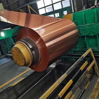 3105 H18 Алюминиевая катушка, покрытая медным цветом, для формирования кровельных плиток