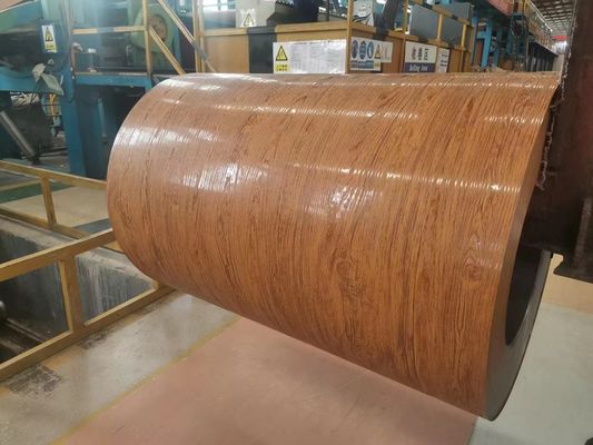 1100 H24 0,6 мм древесное зерно предварительно окрашенный алюминиевый лист катушки для декораций дверных материалов