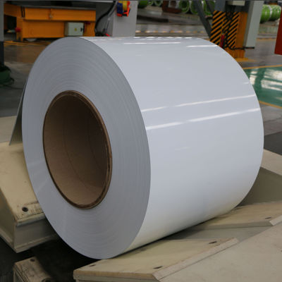 AA3003/1.3mm 1250mm Белая предварительно окрашенная алюминиевая катушка для украшения интерьера