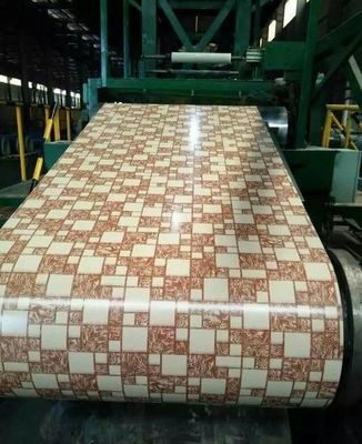 Сплав 3105 Марморное покрытие алюминиевой катушки 24Ga X 48Inch предварительно окрашенный алюминиевый лист для фасадов зданий