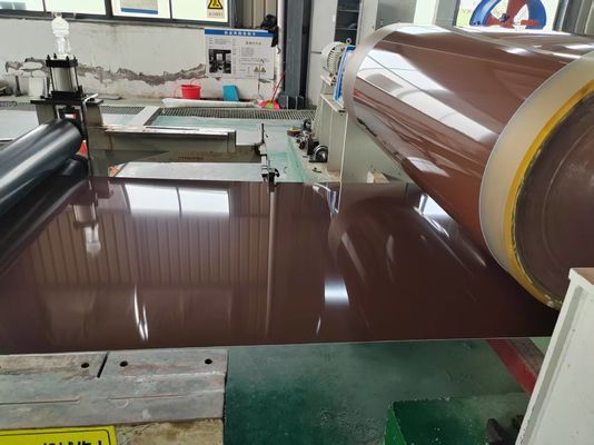 1060 H24 толщина 0,6 мм предварительно окрашенная алюминиевая катушка для украшения интерьера