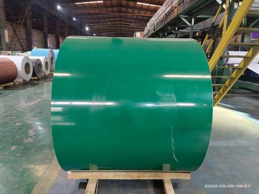 AA3003 H24 1.0MM Окрашенная алюминиевая рулонная сталь для кровли заводских зданий