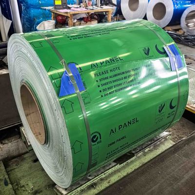 лой 5052 0,7 мм Префарбованная алюминиевая катушка для автомобильных дверных ручек