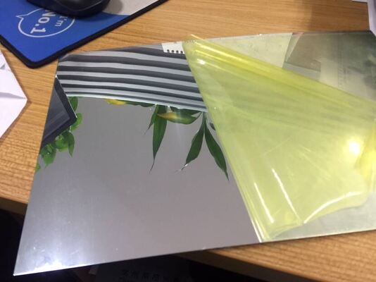 Сплав 1085, толщина 0,50 мм, зеркальная отделка, алюминиевый лист, золотой цвет, используемый для отделки дома, панели