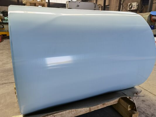 AA3003 H14 0.6MM Предварительно окрашенная алюминиевая катушка с обеих сторон с коричневым цветом для дождевой воды