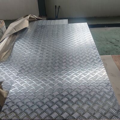 Алюминиевый сплав 1050 Алюминиевая контрольная пластина для ящиков для инструментов | Толщина 1,2–3,0 мм | Ширина 1000–1500 мм | Пятиполосный или ромбовидный узор | Мельничная отделка или полировка